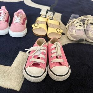 Pink Canvas Kids Sneakers
